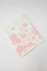 Jaipur Bloom Pink & White Tablecloth