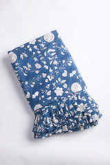 Midnight Garden Indigo Blue Tablecloth